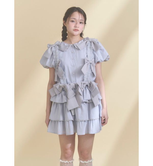 merry jenny「Tulle ribbon harness」|サスペンダー|