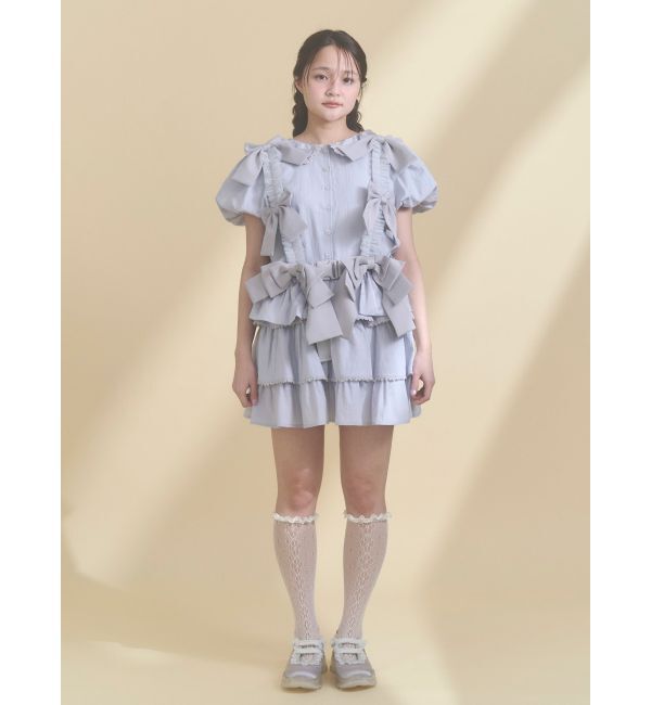 merry jenny「Tulle ribbon harness」|サスペンダー|