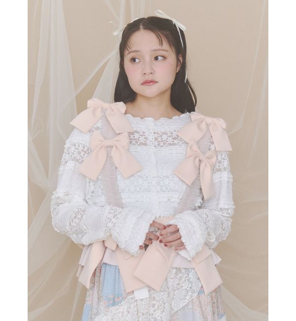merry jenny「Tulle ribbon harness」|サスペンダー|