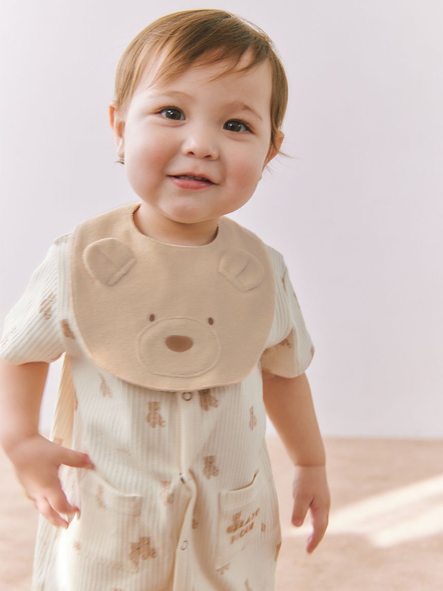 GELATO PIQUE KIDS & BABY「【限定カラーあり】【BABY】ベアスタイ」|スタイ|BEG
