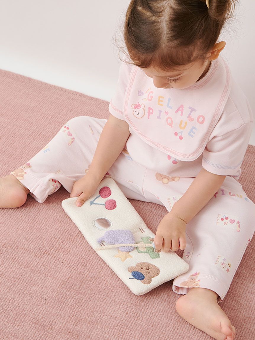 GELATO PIQUE KIDS & BABY「【BABY】ドローイングベアワンポイントスタイ」|スタイ|