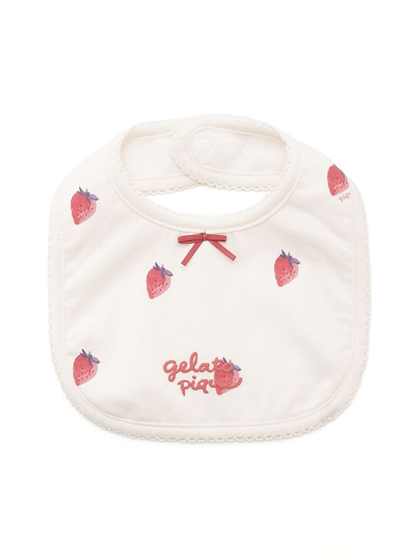 GELATO PIQUE KIDS & BABY「【BABY】オーガニックコットンフェイバリットモチーフ柄スタイ」|スタイ|RED