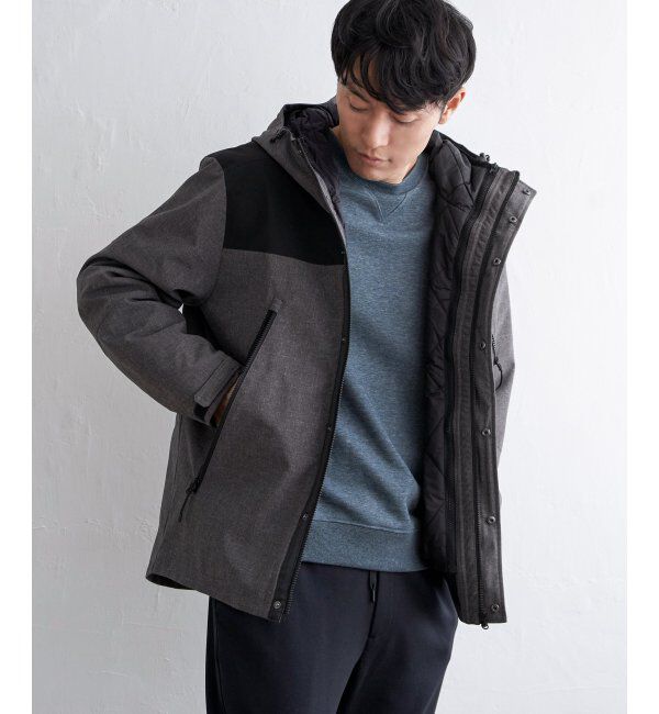 ikka「sorona(R) 3WAYマウンテンパーカー」|その他|ミディグレイ