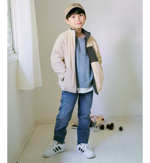 ikka kids「【親子おそろい】リバーシブルフェイクファーブルゾン（110~160cm）」|その他|
