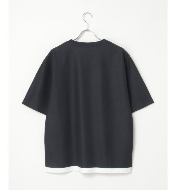 ikka「【吸水速乾】ドライ鹿の子レイヤードTシャツ5分袖」|Tシャツ・カットソー|