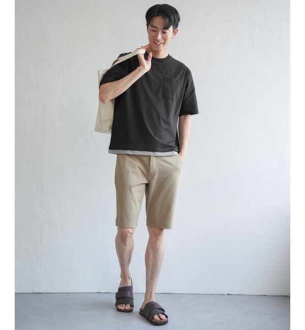 ikka「ドライメッシュドロストTシャツ」|Tシャツ・カットソー|