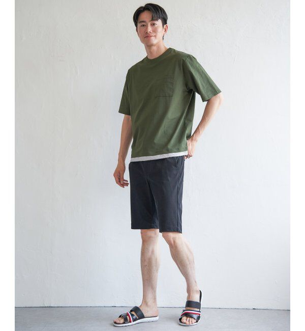 ikka「ドライメッシュドロストTシャツ」|Tシャツ・カットソー|