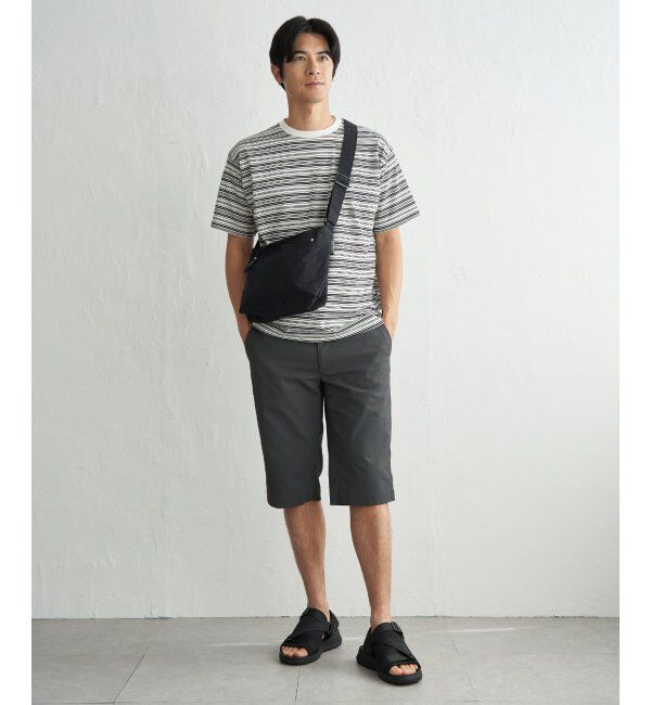 ikka「【お得だ値】冷感コットンドロストボーダーTシャツ」|Tシャツ・カットソー|