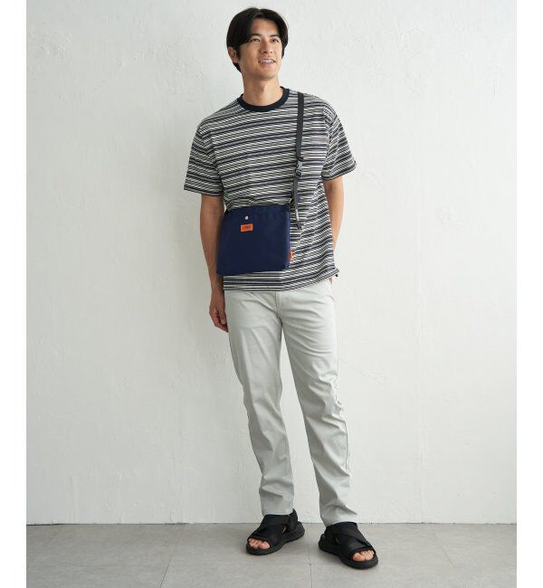 ikka「【お得だ値】冷感コットンドロストボーダーTシャツ」|Tシャツ・カットソー|