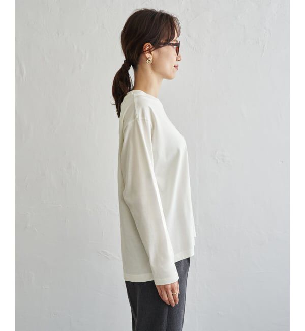 ikka「ロゴフォトプリントロンT」|Tシャツ・カットソー|