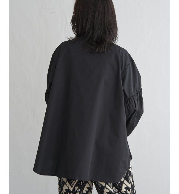 VENCE share style「バルーン袖スタンドシャツ」|シャツ・ブラウス|