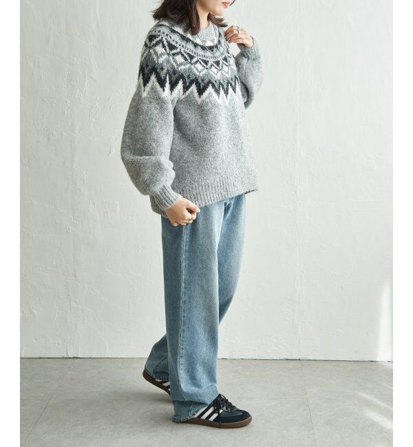 VENCE share style「ノルディックニットプルオーバー」|ニット・セーター|