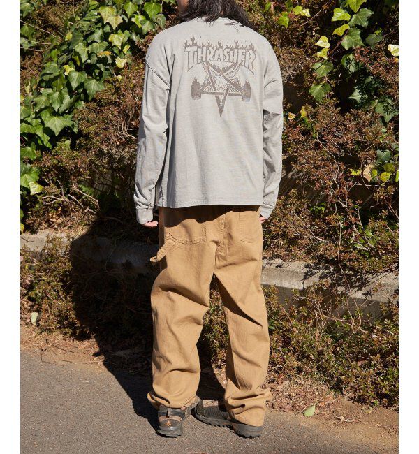 VENCE share style「THRASHER スラッシャー ピグメントプリントロンT」|Tシャツ・カットソー|