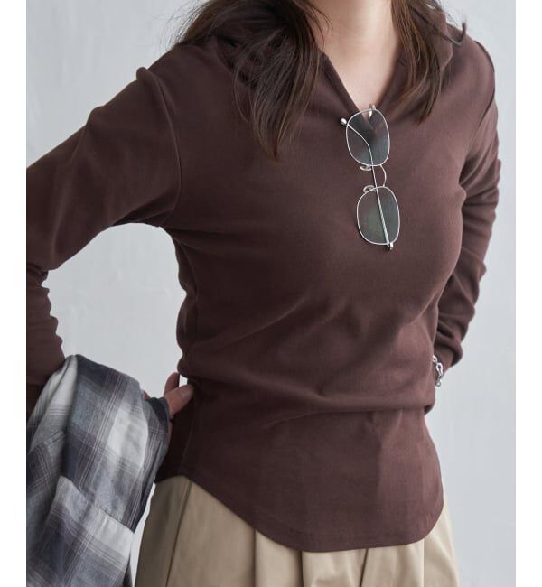 VENCE share style「スキッパーフーディーロンT」|その他|