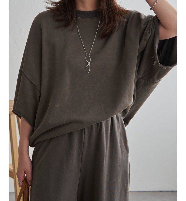 VENCE share style「【セットアップ対応】パウダー加工プルオーバー」|スウェット・ジャージ|