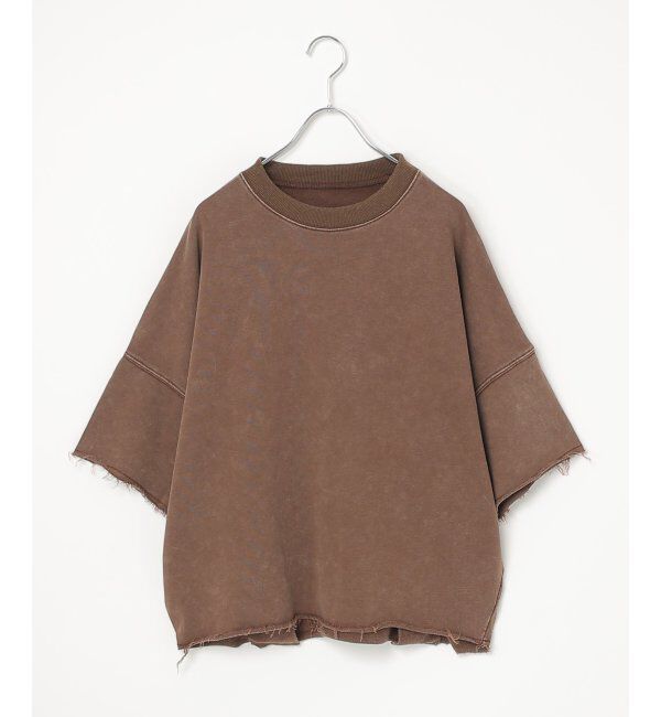 VENCE share style「【セットアップ対応】パウダー加工プルオーバー」|スウェット・ジャージ|ブラウン