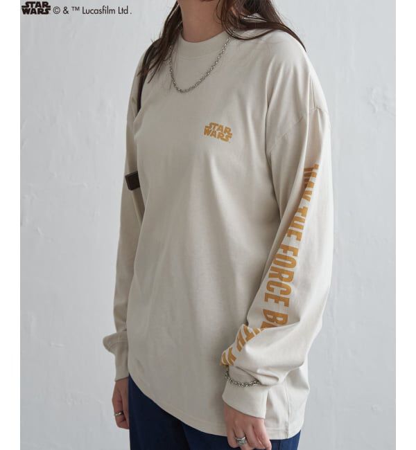 VENCE share style「スター・ウォーズ デザイン袖プリントロンT」|Tシャツ・カットソー|