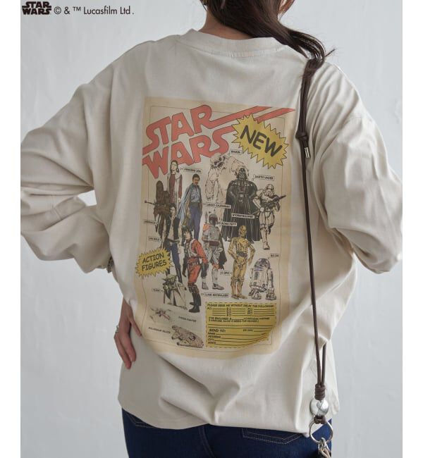 VENCE share style「スター・ウォーズ デザイン袖プリントロンT」|Tシャツ・カットソー|