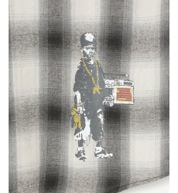 VENCE share style「Banksy バンクシー チェックシャツ」|シャツ・ブラウス|