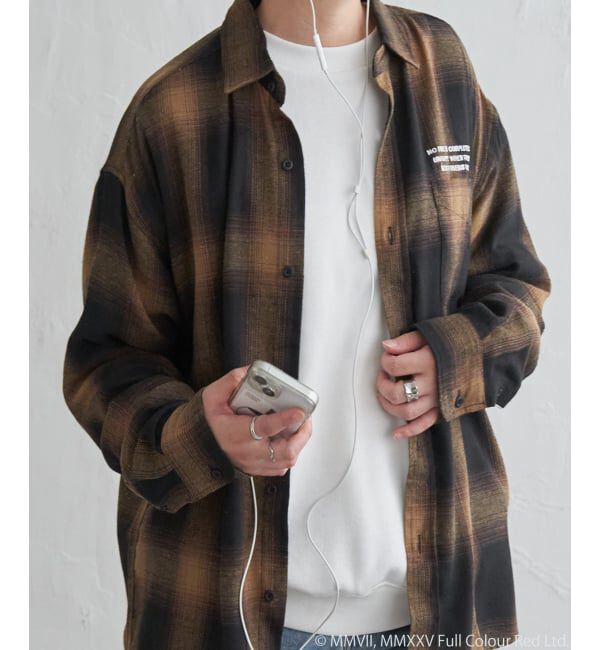 VENCE share style「Banksy バンクシー チェックシャツ」|シャツ・ブラウス|