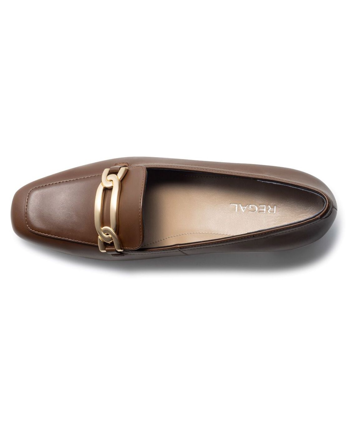 REGAL SHOES「REGAL 【新作】晴雨兼用チェーンビットヒールローファー【ヒール40mm】　商品コード：F18SBB」|パンプス|