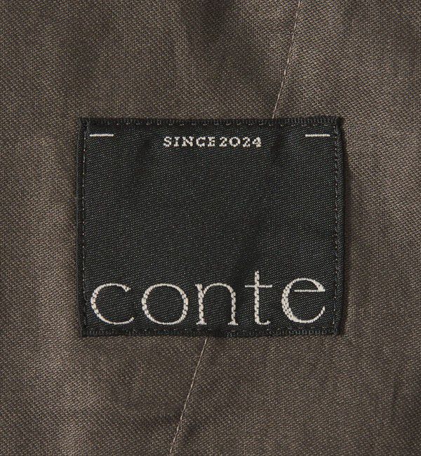 conte「＜conte＞サテン ラウンド タックパンツ」|その他|