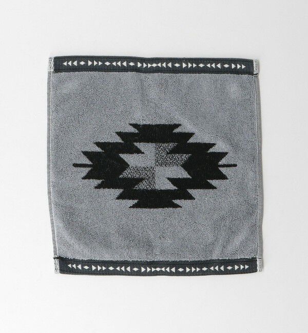 UNITED ARROWS green label relaxing「＜green label relaxing＞ ネイティブ柄 タオルハンカチ」|ハンカチ|MD.GRAY