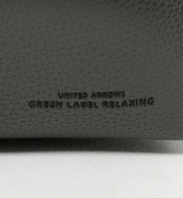 UNITED ARROWS green label relaxing「シボ レザーライク フラップ ショルダーバッグ」|ショルダー・メッセンジャー|