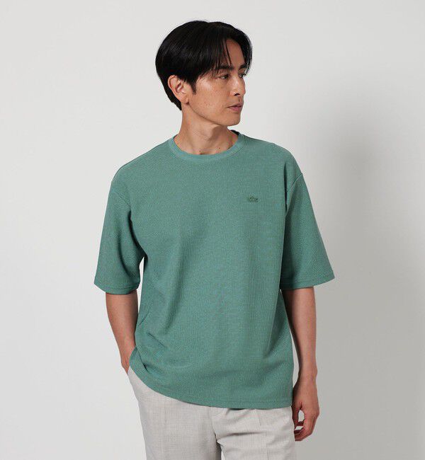 BEAUTY&YOUTH UNITED ARROWS「＜LACOSTE for BEAUTY&YOUTH＞1トーン ショートスリーブ Tシャツ」|Tシャツ・カットソー|LIME