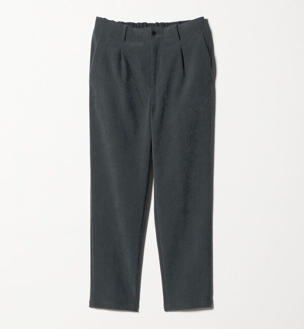 BEAUTY&YOUTH UNITED ARROWS「ブラッシュド ツイル ワンプリーツ テーパード イージーパンツ NO.5 セットアップ対応可能」|チノ|