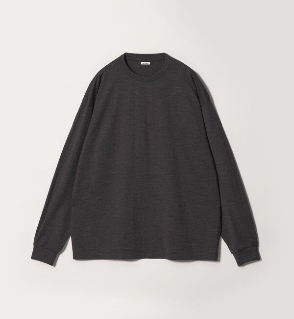 STEVEN ALAN「＜Steven Alan＞ メリノウール クルーネック Tシャツ」|Tシャツ・カットソー|DK.GRAY