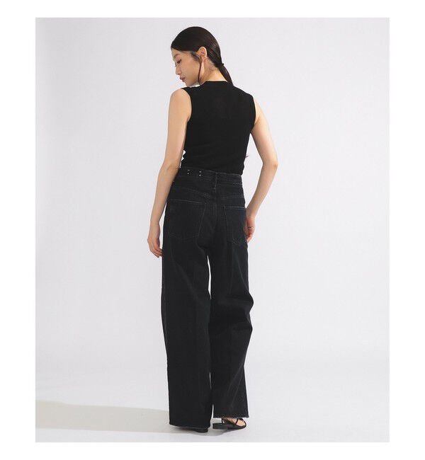 BEAMS SELECTION for WOMEN「【別注】upper hights / THE SISTER デニムパンツ LAMPBLACK」|デニム|