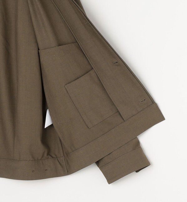 SHIPS any「SHIPS any: 〈手洗い可能〉 ショート ブルゾン 24FW◇」|ブルゾン・スタジャン|