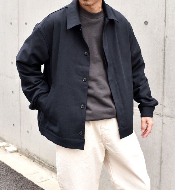 SHIPS any「SHIPS any: 〈手洗い可能〉 ショート ブルゾン 24FW◇」|ブルゾン・スタジャン|