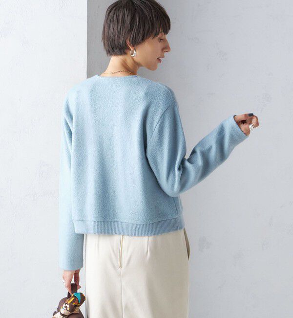 SHIPS for women「〈手洗い可能〉パール モチーフ ボタン ジャッカル カーディガン」|カーディガン|