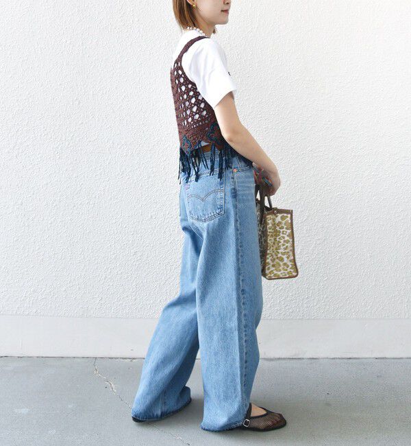 SHIPS for women「LOGAN KNITTING MILLS:〈手洗い可能〉モール ビスチェ」|ニット・セーター|