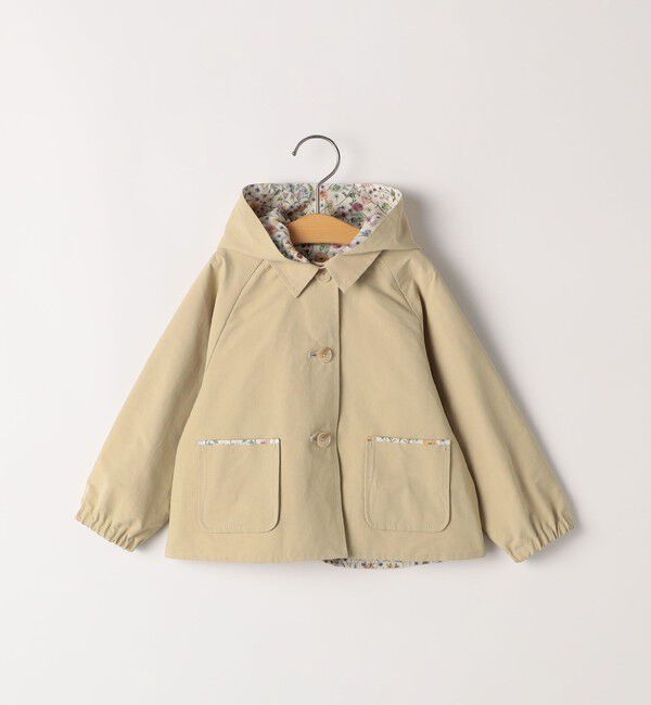 SHIPS KIDS「SHIPS KIDS:80～90cm / リバティ リバーシブル コート」|その他|ベージュ