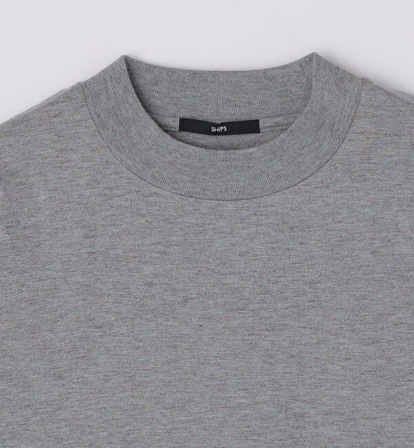 SHIPS「SHIPS: コットンウール モックネック ロングスリーブ Tシャツ」|Tシャツ・カットソー|
