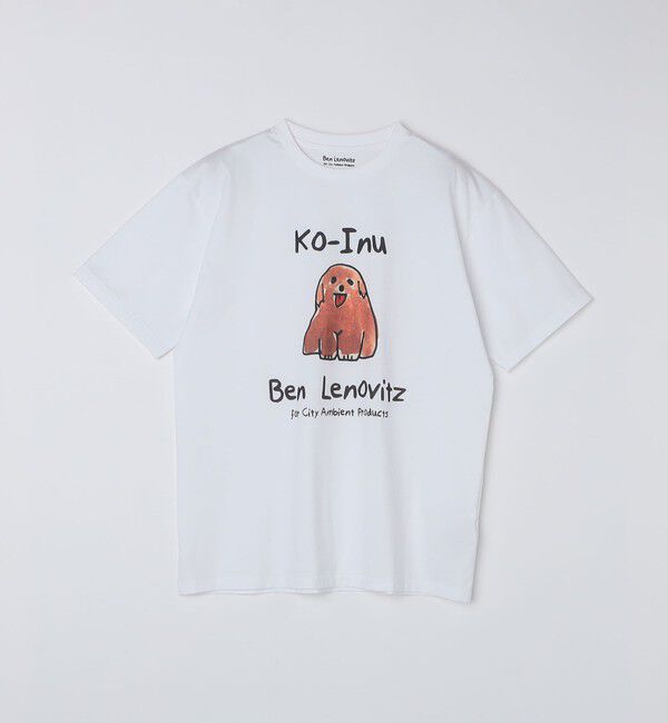 SHIPS「【City Ambient Products別注】Ben Lenovitz: DOG CAT Tシャツ」|Tシャツ・カットソー|
