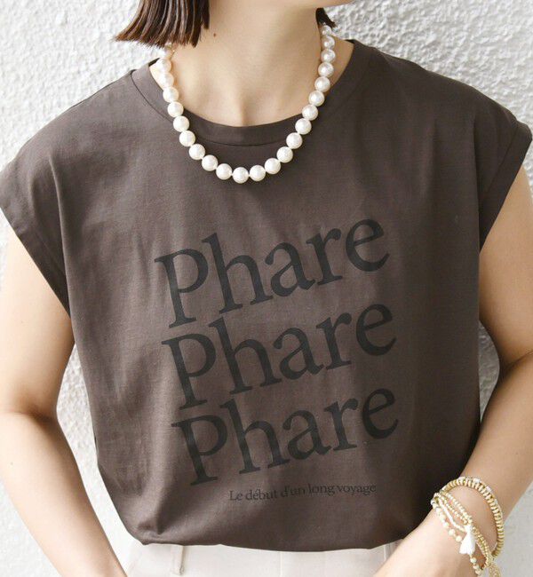 SHIPS for women「プラチナ ヴェール フレンチ スリーブ TEE」|Tシャツ・カットソー|