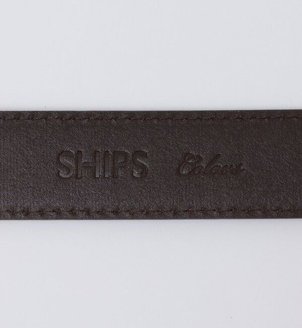 SHIPS Colors 「スムース レザー ベルト◇」|ベルト|