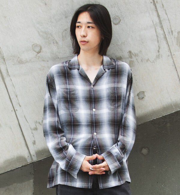 SHIPS「TOWNCRAFT: 60 LOOP COLLER SHIRT」|シャツ・ブラウス|