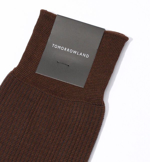 TOMORROWLAND GOODS「TOMORROWLAND コットンナイロン ストライプソックス」|ソックス|