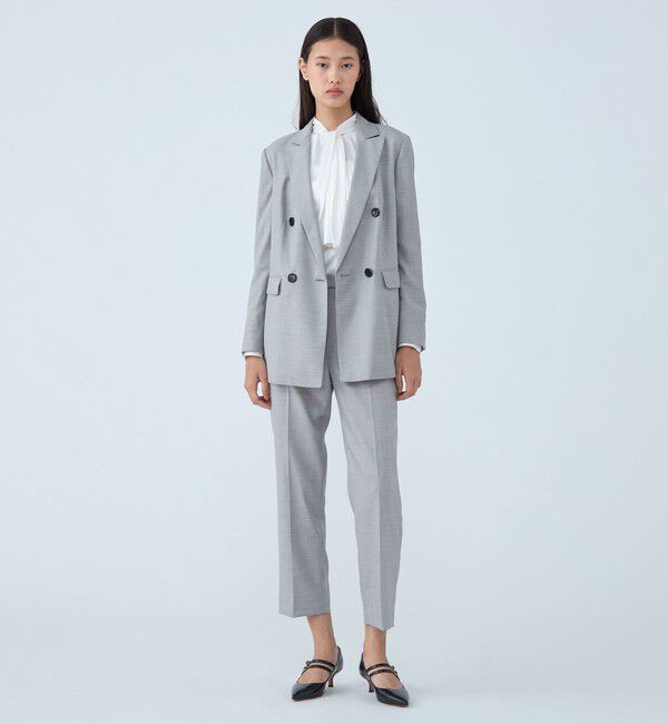 TOMORROWLAND collection「シャイニーピンヘッド ペンシルパンツ」|スラックス|