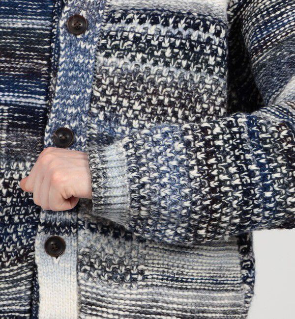 TOMORROWLAND MENS「TOMORROWLAND tricot ウール アクリル ニットブルゾン」|ニット・セーター|