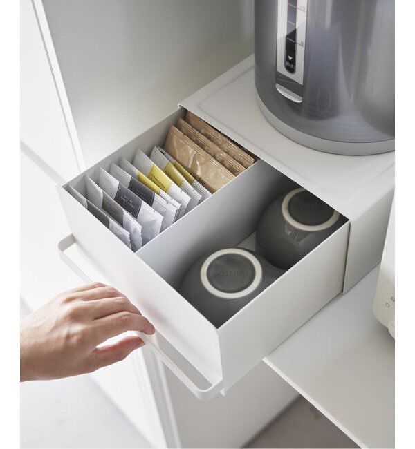 journal standard Furniture「《WEB限定》【tower/タワー】引き出し付きキッチン家電下ラック」|食器・キッチングッズ|