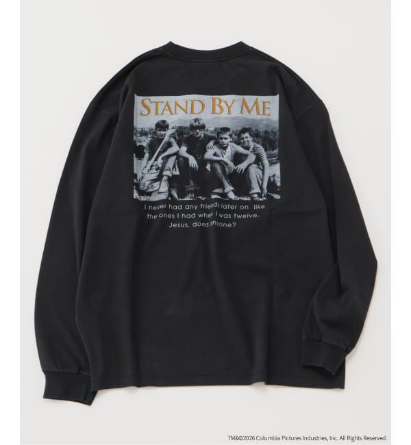 JOURNAL STANDARD relume「STAND BY ME / スタンド・バイ・ミー 別注 プリント ロンT」|Tシャツ・カットソー|ブラック A