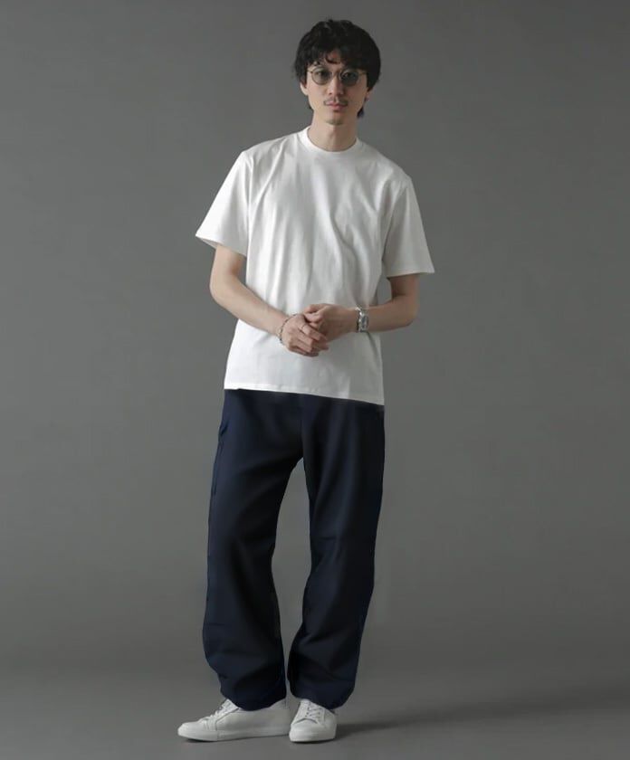 nano･universe「ジャケT(R) クルーネック 半袖」|Tシャツ・カットソー|