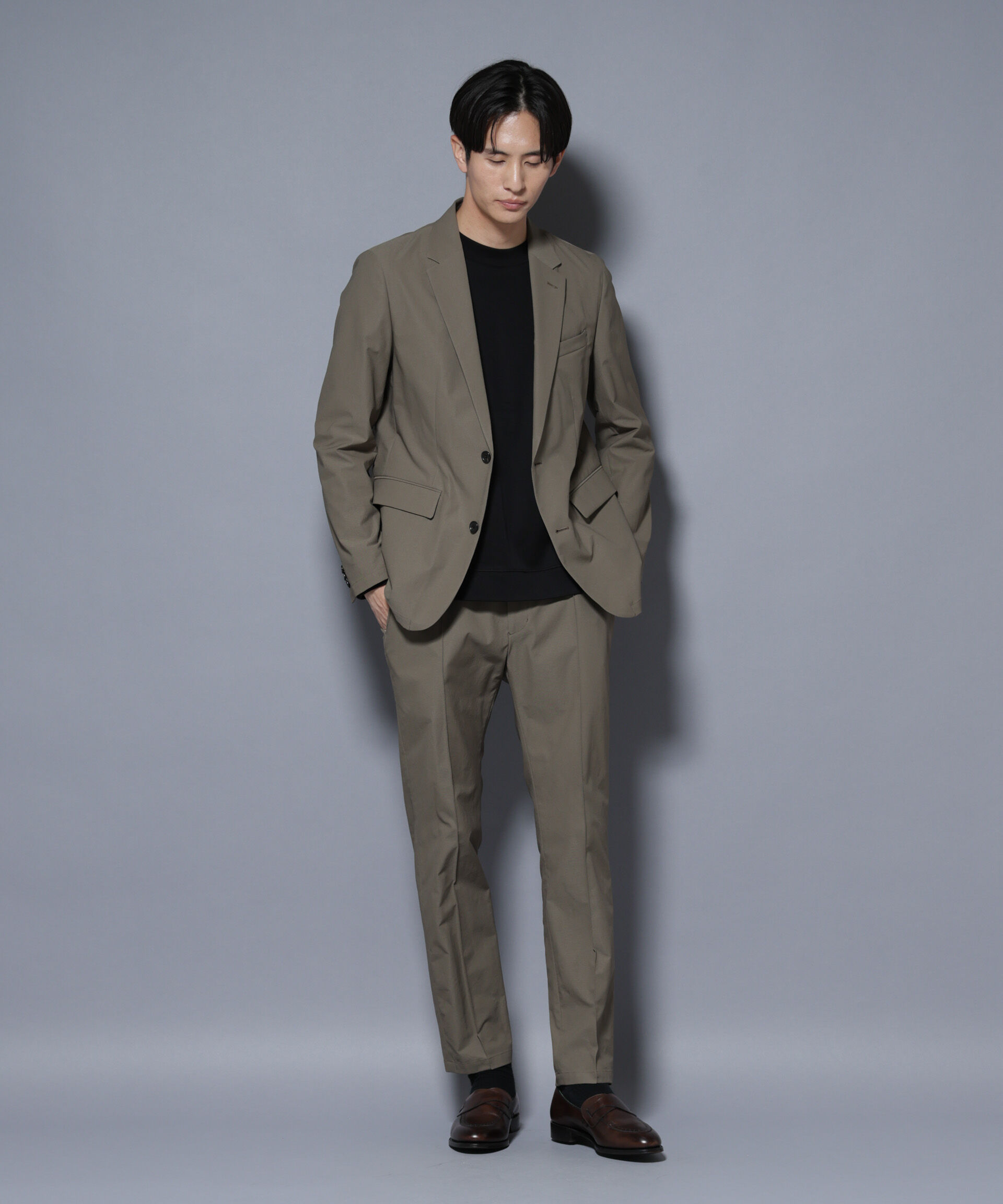NANO universe「｢N JACKET BASIC｣TEXBRID(R) ﾂｲﾙｼﾞｬｹｯﾄ/ｽﾄﾚｯﾁ･撥水(ｾｯﾄｱｯ 」|スーツ|