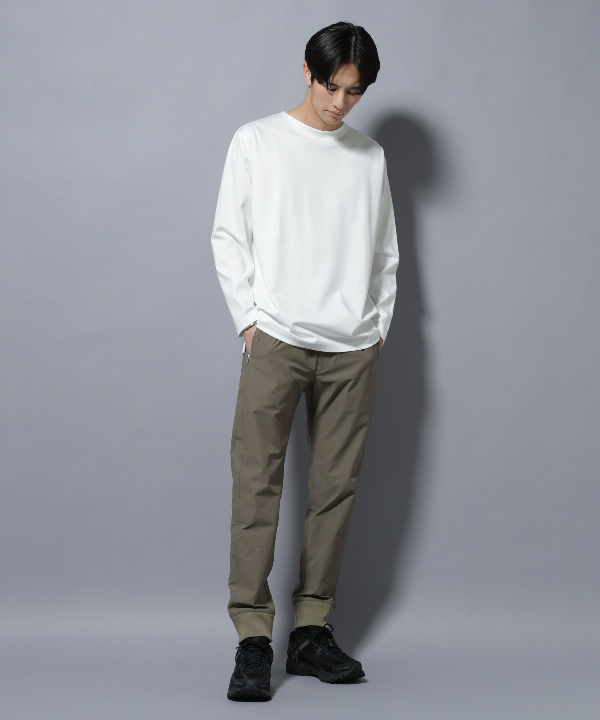 nano･universe「｢N TROUSERS BASIC｣TEXBRID(R) ｼﾞｮｶﾞｰﾊﾟﾝﾂ/ｽﾄﾚｯﾁ･撥水(ｾｯﾄ  」|チノ|